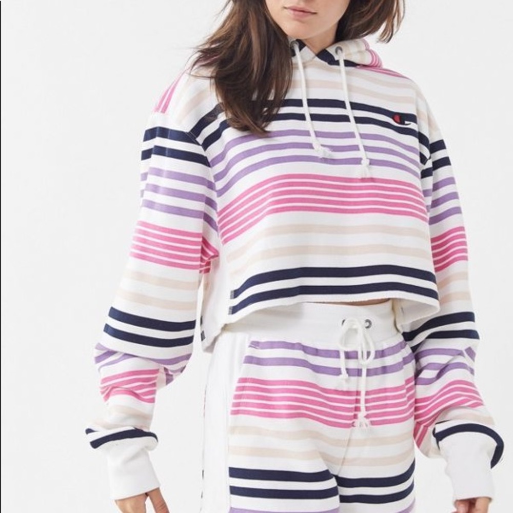 Champion cropped hoodie
